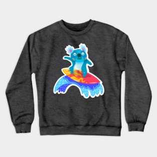 Koala Surfer Crewneck Sweatshirt